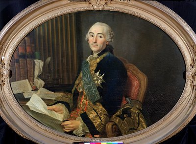 Cesar-Gabriel de Choiseul-Chevigny (1712-85) Duca di Praslin, 1763 da Alexander Roslin